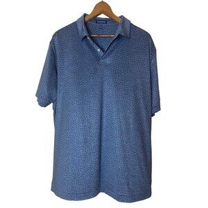 Peter Millar Indian Wells Golf Resort Mens XL Polo Shirt Blue